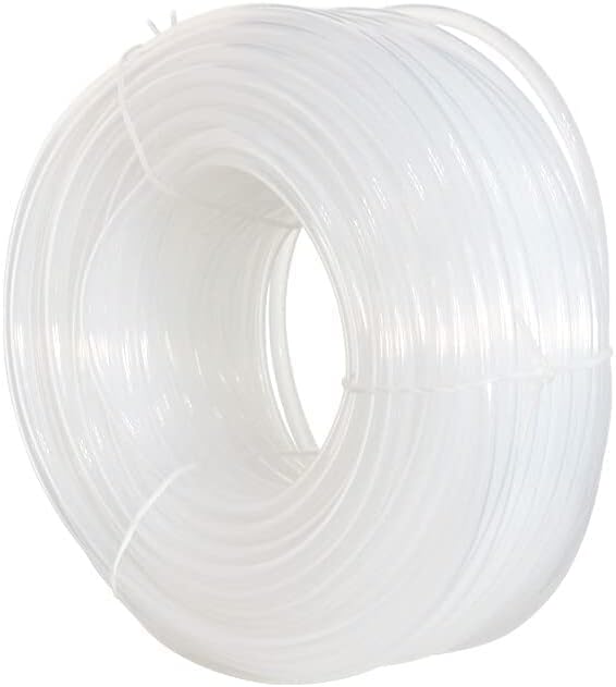 5/16" ID x 1/2" OD Silicon Tubing, 100 Feet, Clear, Food Grade, High Temp, Pure Silicone Hose Tube for Home Brewing Winemaking by JoyTube