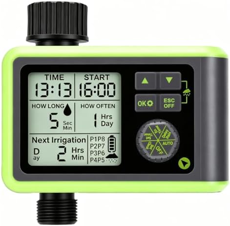 Haofy Garden Irrigation Watering Timer, 8 Programs Rain Sensor by Haofy