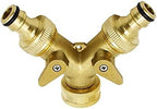 Plumbing Fittings Ball Valve Hose Fitting Brass Garden Tap 2 Way Tap Irrigation Valve Hose Pipe Splitter Quick Connector Adapter Female Thread G3/4 1pcs - Image 4
