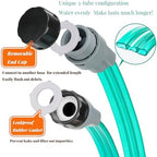 Sprinkler Soaker Hose 100 ft (50 ft 2 pack) for Garden, Watering Hose with Holes, Drip Sprinklers System for Lawn and Garden - Image 6