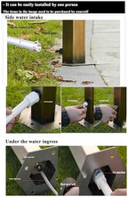 Floor Mounted Faucet Outdoor Water Pipe Vertical Fountain Irrigation Column,304 Stainless Steel Vertical Garden Water Column, Outdoor Independent Water Pipe with Locking All Copper Faucet, 1 - Image 7