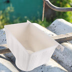 OSALADI PVC Downspout Drain Connector Water Diverter Funnel White Plastic - Image 4