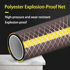 Garden Hose Kink Free, No Leaking, Heavy Duty Durable Flexible Lightweight Water Pipe for Household &Commercial Gray-4-points 50m - Image 4
