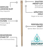 36 in. DEEP DRIP Large Tree Watering Stake (3 Pack) | UV-Protected ABS Plastic Tree Irrigation Spike for Extra-Large Sized Trees, Established Trees, and Palms - Image 6