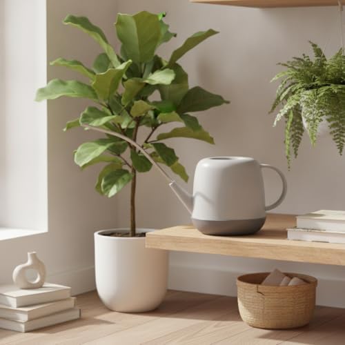 Long Spout Watering Can for Indoor Plants, Durable PP Plastic Pot Waterer with Precision Flow Control for Hanging Baskets and Dense Foliage - Image 3