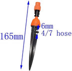 Gardening Watering System Tools Drip Irrigation Atomized Dripper Sprinkler Drip Irrigation System Garden Irrigation Atomized Micro Flow Dripper 4/7mm Hose 35 (Color : Orange) - Image 2