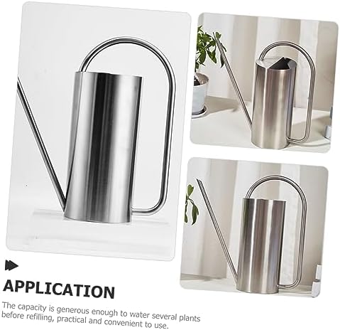 BESPORTBLE Vintage Stainless Steel Watering Can Spout for Indoor Plants Ergonomic Design Capacity for Easy Watering and Houseplants - Image 5