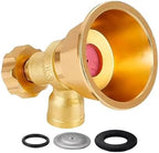 Hose Sprayer Nozzle Brass Adjustable Heavy Duty Garden Spray Attachment for Plant Watering Seedling Cultivation - Image 5