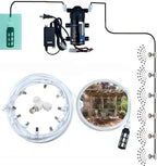 Micro Spray Misting Drip Kit, Garden Greenhouse Watering System Hose, Garden Irrigation System Kit for Backyard, Garden, Greenhouse, Umbrella, Deck, Canopy, Pool, Porch (Size : 13M(42.6ft)+18 nozzles by Unknown