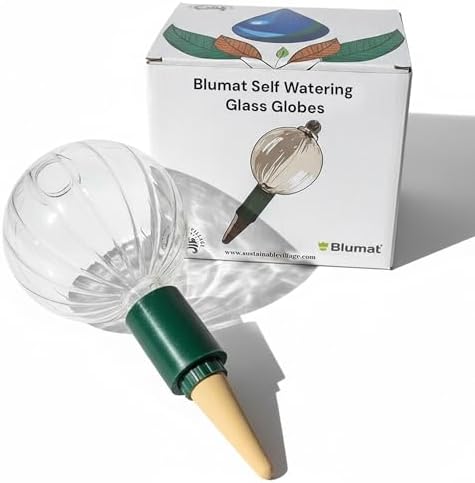 Blumat Glass Plant Self-Watering Globes - Automatic Houseplant Drip Waterer - Image 3