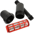 Happyyami Irrigation Filter Plastic Strainer Gardening Drip Tool Gardening Tools Irrigation Sprayer Filter Garden Hose Pressure Regulator Drip Irrigation Gardening Supplies Mesh Water Filter by Happyyami