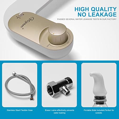 GLIGAM Ultra-Slim Bidet Attachment for Toilet，Non-Electric Bidet Attachment - Image 4