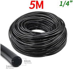 Garden supplies 5-100m Garden Watering Hose 4/7mm PVC Micro Irrigation Pipe Drip Irrigation Tubing Sprinkler 1/4'' Lawn Balcony Greenhouse Nozzle(A-5M) - Image 2