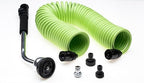 Condo Coiled Water Hose with Wand, 1/4-in x 80-ft, Pastel Green by Plastair