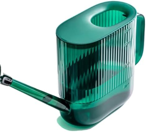 1800ML Watering Can with Long Spout and Detachable Nozzle(Green) by Unknown