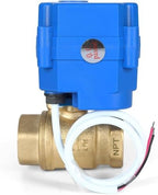 Motorized Ball Valve 3/4"Brass Standard Port,9-24V AC/DC 2Wire Auto Return - Image 4