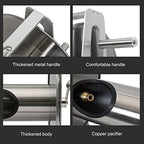 Garden Hose Reel, Wall Mounted or Portable Hose Holder, Stainless Steel Hose Organizer for Efficient Water Pipe Storage and Space Saving - Image 4