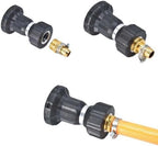 3/4 Inch Garden Hose Repair Mender Kit Hose Connector With Stainless Steel Clamp Connector Set Garden Watering Irrigation System(Inside) - Image 4
