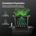 VIVOSUN 4-Pack FlexFeed Self-Watering Pots, Auto Irrigation Fabric Pot Base - Image 5