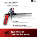 Expanding Spray Foam Gun, 9 Insulation Dispensing Guns + 81 Extenders - Image 4