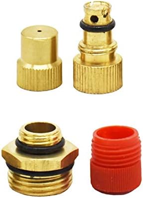 Garden Lawn Sprinkler Irrigation System Brass Misting Nozzle 1/2 Male Adjustable Hose Nozzles Water Spray to Greenhouse Strawberry Watering 12pcs - Image 6