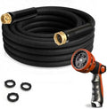 Flexible Garden Hose 15FT， High Output Water Hose, Lightweight， Abrasion Resistant Outdoor Hose with Leak-Proof Brass Fittings for RV, Camping, and Irrigation by Unknown