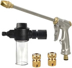 Garden Sprayer High Pressure Water Hose Nozzle Adjustable Spray Gun for Watering Plant 4-Point Water PipeJoint, Universal Joint(COLORLESS) - Image 4