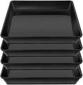 LWALRS Square Plant Saucer 18 Inch 4 Pack, Durable Plastic Plant Saucer, Garden Large Deep Plant Trays for Pots, Heavy Duty Plant Pot Saucers, Planters for Indoors and Outdoors Plants. by LWALRS
