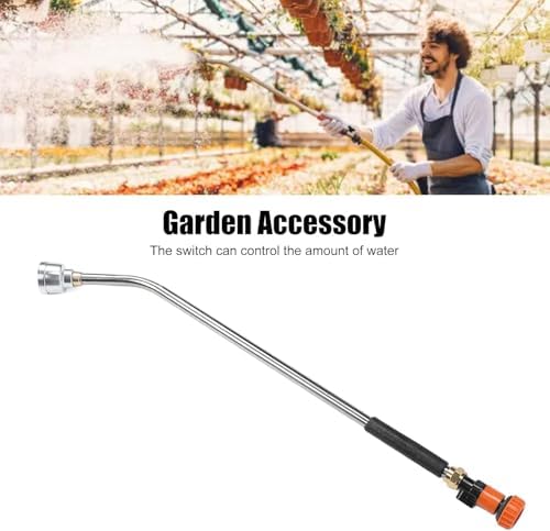 Heavy Duty Watering Wand - Ergonomic High Pressure Sprayer with 90cm Long Hose, Thumb Control Shut Off Valve, Ideal for Hard to Reach Garden Watering - Image 4