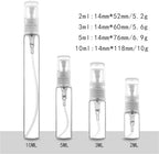 50Pcs Clear Mini Perfume Glass Bottles Empty Refillable Sample Atomizer 2ml 3ml 5ml 10ml - Image 5