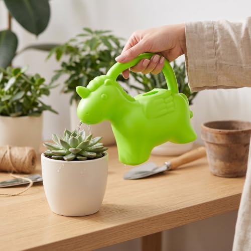 Haofy 3Pcs Animal Shaped Watering Cans, Plastic Handheld Set (Horse) - Image 2