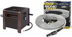 Liberty Garden 200' Hose Storage Box, Bronze, 23 x 16.9 x 18.15 inches & Bionic Steel 100 FT Flexible Stainless Steel Garden Hose by LibertyGardenProducts