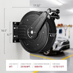 Pressure Washer Hose Reel 3/8" x 50 ft, Retractable Reel Only - Image 2
