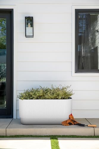 Veradek Demi Series Long Planter - Wide Outdoor Planter - Image 4