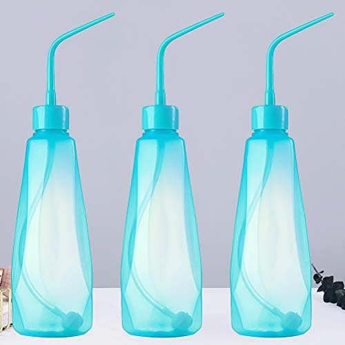 Watering Can Indoor, 3pcs plastic watering can solvent sprayer plant watering flower plants plant squeeze sprayer plant water sprayer succulent watering can plastic plants bottle(Blue) - Image 4
