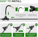 200FT 1/4" Drip Irrigation System, Garden Watering System Kit - Image 4