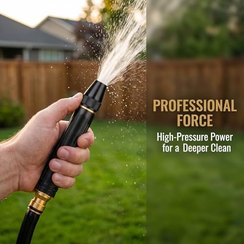 Heavy Duty Adjustable Twist Nozzle, High Pressure Power Washer Spray Nozzle for Garden Hose, Leak‑Proof Jet Sprayer for Car Washing, Driveway, Patio, Outdoor Cleaning (3PCS) - Image 2
