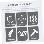 BESPORTBLE Garden Hose Repair Kit Flexible Connectors Sturdy Hose Maintenance Accessories for Easy Installation and Leak-Proof Performance for Garden Outdoor and Faucet Use - Image 7