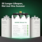 Restmo 3 Way Garden Hose Splitter Heavy Duty 100% Metal Body - Image 5