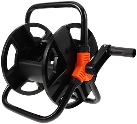 Happyyami Car Wash Water Gun Hose Reel Hose Holder for outside Freestanding Reel Storage Rack Versatile Garden Organizer by Happyyami