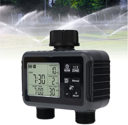 Programmable 2 Zone Water Timer for Garden Lawn - Image 2
