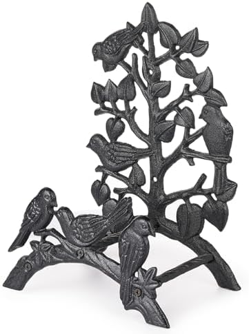 Sungmor Cast Iron Garden Hose Holder - Wall Mounted Retro Style by Sungmor