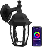 Maxxima Luvoni WiFi LED Outdoor Wall Light, 850 Lumens, CCT 2700K-6500K by MaxximaLEDLighting