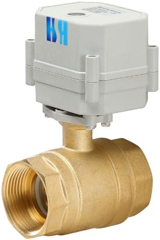 2 Way Brass 1 1/4" 12VDC 9-24VDC 0-5V NPT Proportional Integral Modulating Control Motorized Ball Valve - Image 2