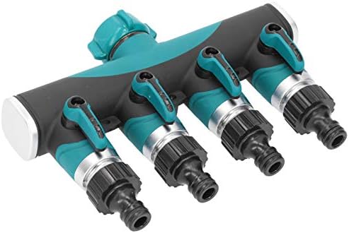 4 Way Hose Splitter Metal Water Valve Connector - Image 4
