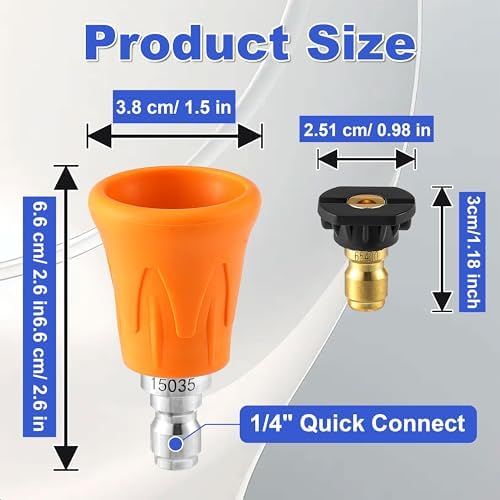 FIXFANS Pressure Washer Nozzle Guard, Pressure Washer Hose Reel 300FT x 3/8" - Image 4