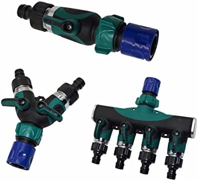 Hose Connector Adapter 1 Set Of Water Kits 3/4 Inch Standard Thread Straight Y 4 Way Connector Garden Irrigation System Accessories (Color : 4 Way Connector) - Image 2