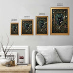 Gold Vintage Framed Stone Stack Wall Art, Impressionist Still Life Print - Image 3