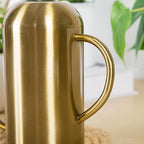 0.23 Gallon Plant Watering Can, Metal Decorative Modern Indoor Watering Cans for House Plants with Long Spout and Handle,Rustproof Stainless Steel Durable Water Can for Plants for Outdoor Garden - Image 5