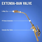 B&G Extenda-Ban Valve 22042450 with 9" Brass Extension and 4 C&C Tip - Image 3